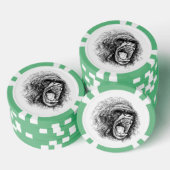 Gorilla Pokerchips (Stapel)