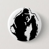 Gorilla Pop Art Button (Vorderseite)