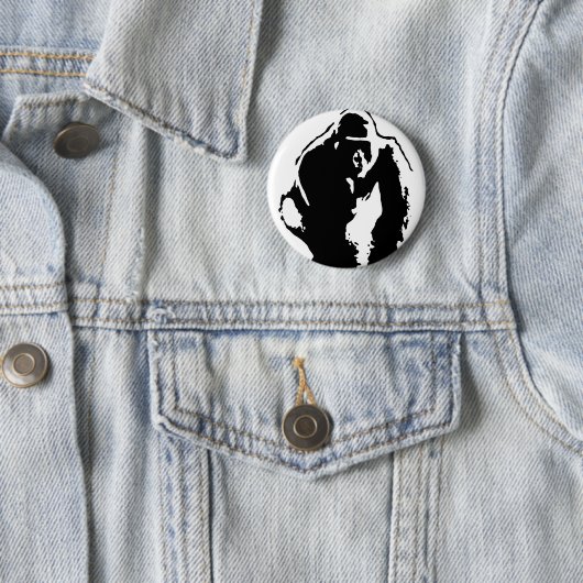 Gorilla Pop Art Button (Beispiel)