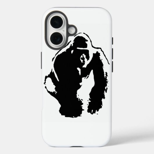 Gorilla Pop Art Case-Mate iPhone Hülle (Rückseite)