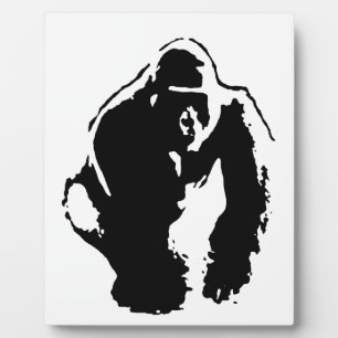 Gorilla Pop Art Fotoplatte