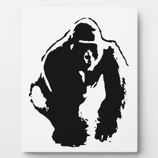 Gorilla Pop Art Fotoplatte (Vorderseite)