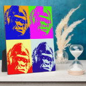 Gorilla Pop Art Fotoplatte (Seite)