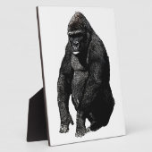 Gorilla Pop Art Fotoplatte (Seite)