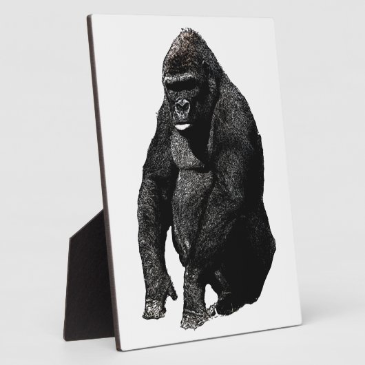 Gorilla Pop Art Fotoplatte (Seite)