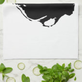 Gorilla Pop Art Geschirrtuch (Gefaltet)