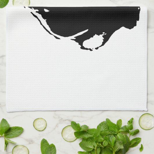 Gorilla Pop Art Geschirrtuch (Gefaltet)