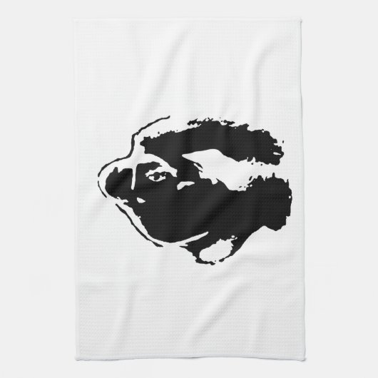 Gorilla Pop Art Geschirrtuch (Vertikal)