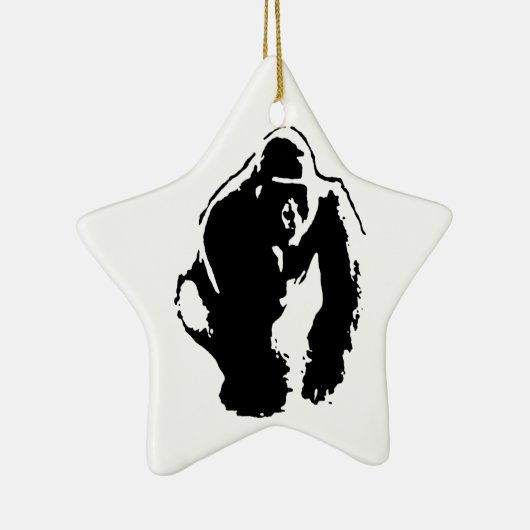 Gorilla Pop Art Keramik Ornament (Rechts)
