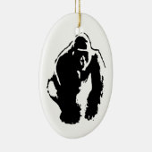 Gorilla Pop Art Keramikornament (Rechts)