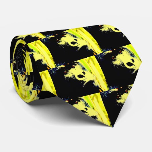 Gorilla Pop Art Krawatte (Gerollt)