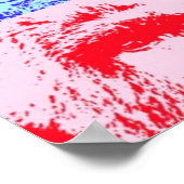 Gorilla Pop Art Poster Print (Ecke)