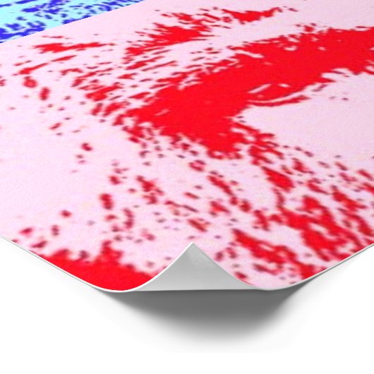 Gorilla Pop Art Poster Print (Ecke)