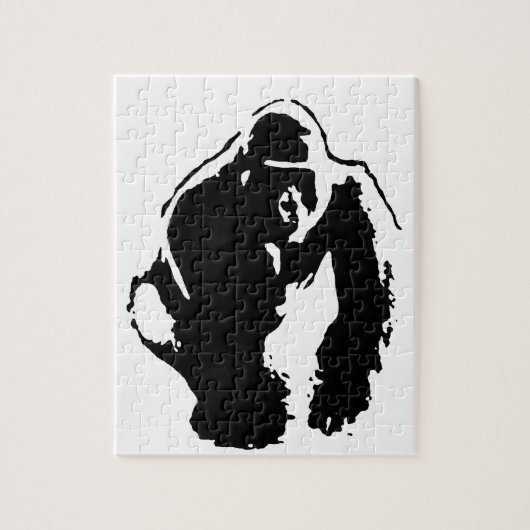 Gorilla Pop Art Puzzle (Vertikal)