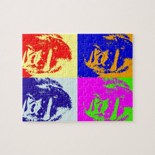 Gorilla Pop Art Puzzle (Horizontal)