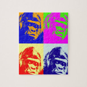 Gorilla Pop Art Puzzle