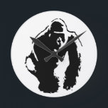 Gorilla Pop Art Runde Wanduhr<br><div class="desc">Moderne Kunst, Dichtung und Musik Pop Kunst, Dichtung und Musik Kunst, Dichtung und Musik Kunst, Dichtung und Musik Kunst, Dichtung und Musik Pop Lugano Gestern und Heute</div>