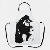 Gorilla Pop Art Schürze (Vorderseite)