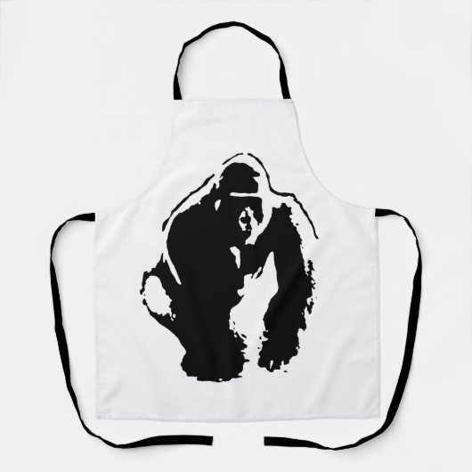 Gorilla Pop Art Schürze (Vorderseite)