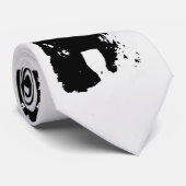 Gorilla Pop Benutzerdefinierte Krawatte (Gerollt)