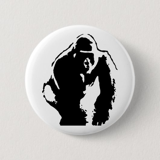 Gorilla Pop Button (Vorderseite)
