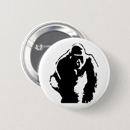 Gorilla Pop Button (Vorne & Hinten)