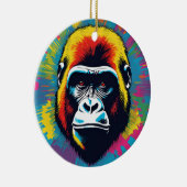 Gorilla Pop Cartoon Zeichnend Keramik Ornament (Rechts)