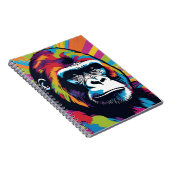 Gorilla Pop Cartoon Zeichnend Notizblock (Rechte Seite)