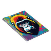 Gorilla Pop Cartoon Zeichnend Notizblock (Rechte Seite)