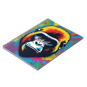 Gorilla Pop Cartoon Zeichnend Notizblock (Linke Seite)