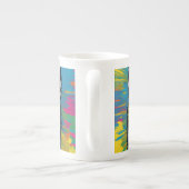 Gorilla Pop Cartoon Zeichnend Porzellantasse (Rückseite)