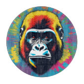 Gorilla Pop Cartoon Zeichnend Schneidebrett (Vorderseite)