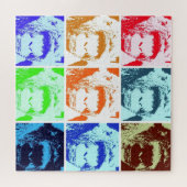 Gorilla Pop Kunst, Dichtung und Musik Puzzle (Horizontal)