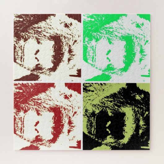 Gorilla Pop Kunst, Dichtung und Musik Puzzle (Horizontal)