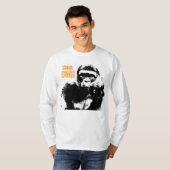 Gorilla Pop Kunst Motivierend Zitat Modernes Templ T-Shirt (Vorne ganz)