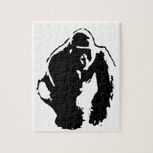 Gorilla-Pop-Kunst Puzzle