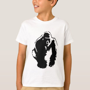 Gorilla-Pop-Kunst T-Shirt