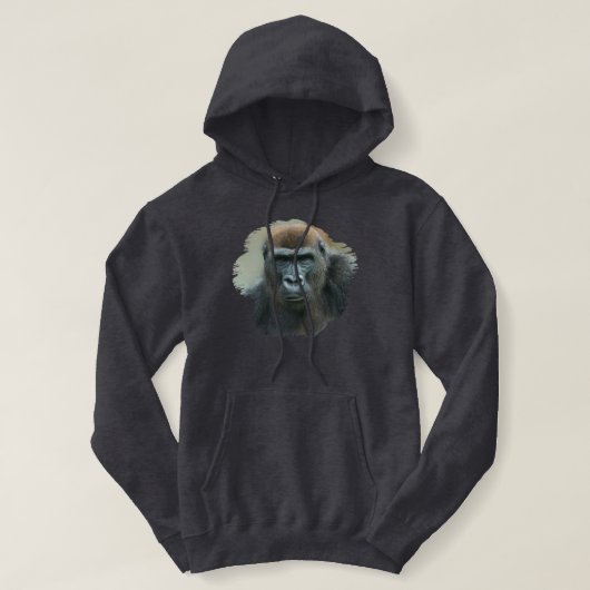 Gorilla Portrait Hoodie (Design vorne)