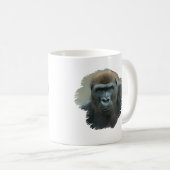 Gorilla Portrait Kaffeetasse (VorderseiteRechts)
