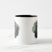 Gorilla Portrait Zweifarbige Tasse (Mittel)
