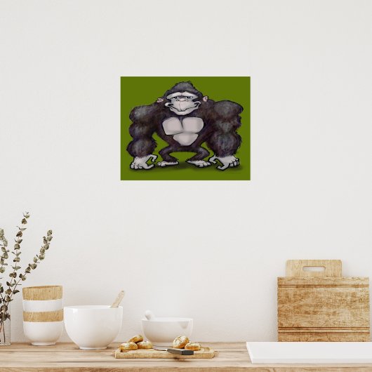 Gorilla Poster (Küche)