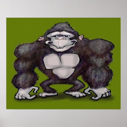 Gorilla Poster (Vorne)