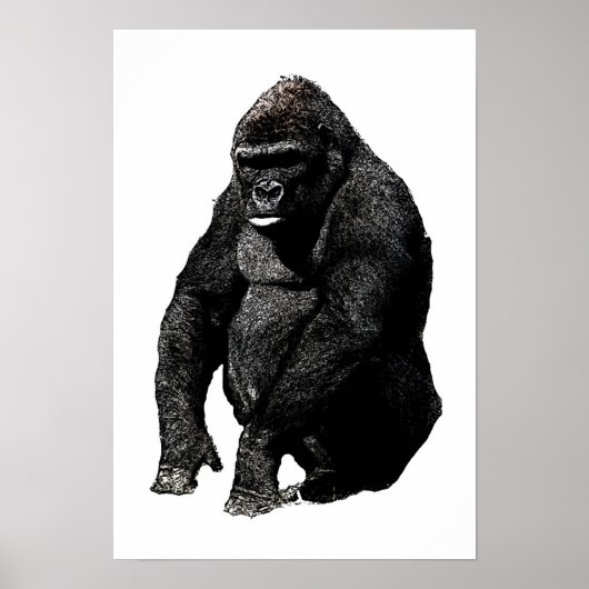 Gorilla Poster (Vorne)