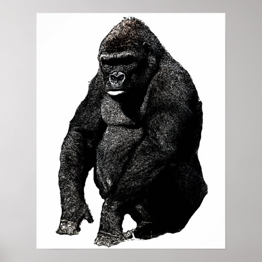Gorilla Poster (Vorne)
