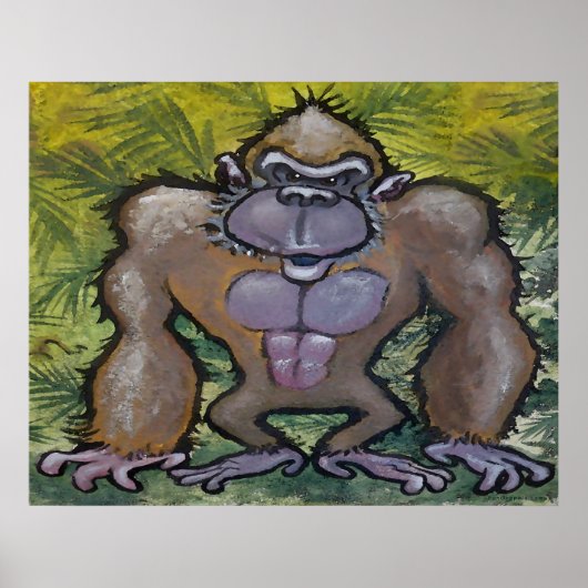 Gorilla Poster (Vorne)