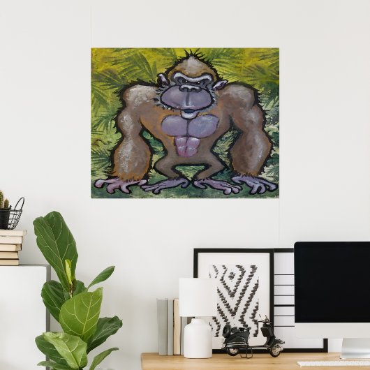 Gorilla Poster (Heimbüro)