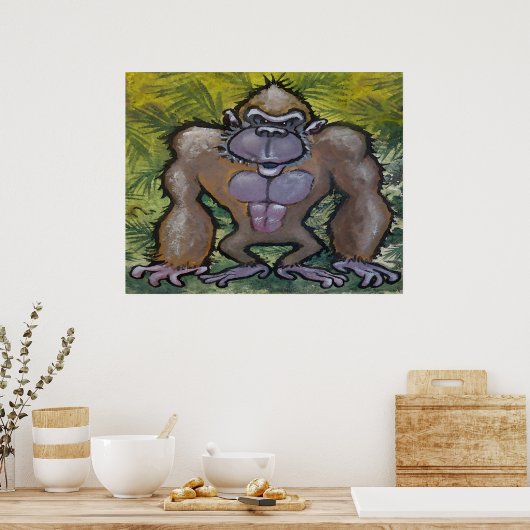 Gorilla Poster (Küche)