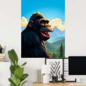 Gorilla Poster (Heimbüro)