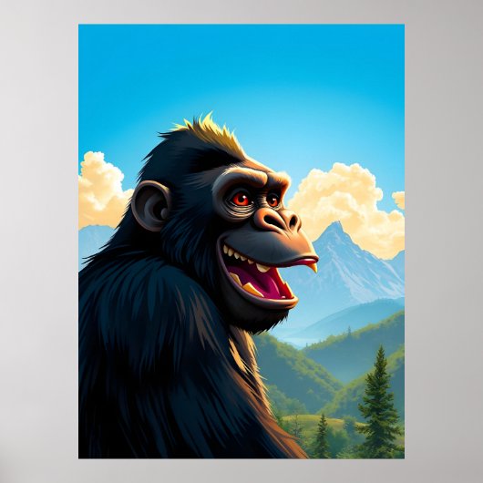 Gorilla Poster (Vorne)