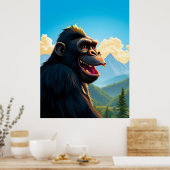 Gorilla Poster (Küche)